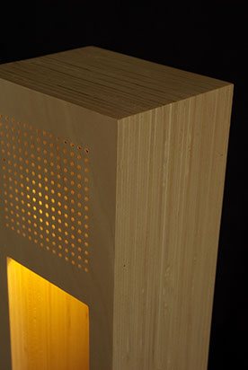 Lampe Ingrid allumée