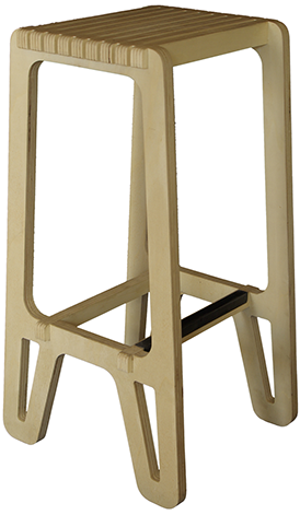 Tabouret Grande Agathe, création Coupes Franches